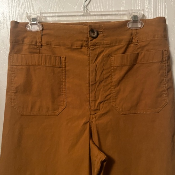 Anthropologie Maeve The Colette Wide Leg Crop Pants Size 31 - Picture 2 of 8